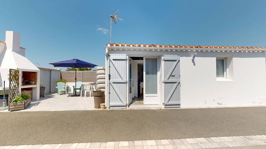 Studio pour 3 personnes, avec Terrasse et Jardin