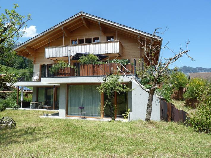 Ferienwohnung für 4 Personen, mit Sauna und Terrasse sowie Garten in Diemtigen