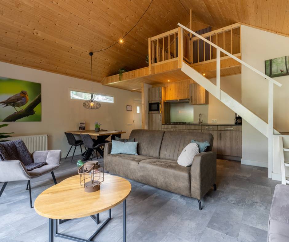 Vakantiepark De Rimboe en Woeste Hoogte — Boslodge | 4 Pers. in Veluwe