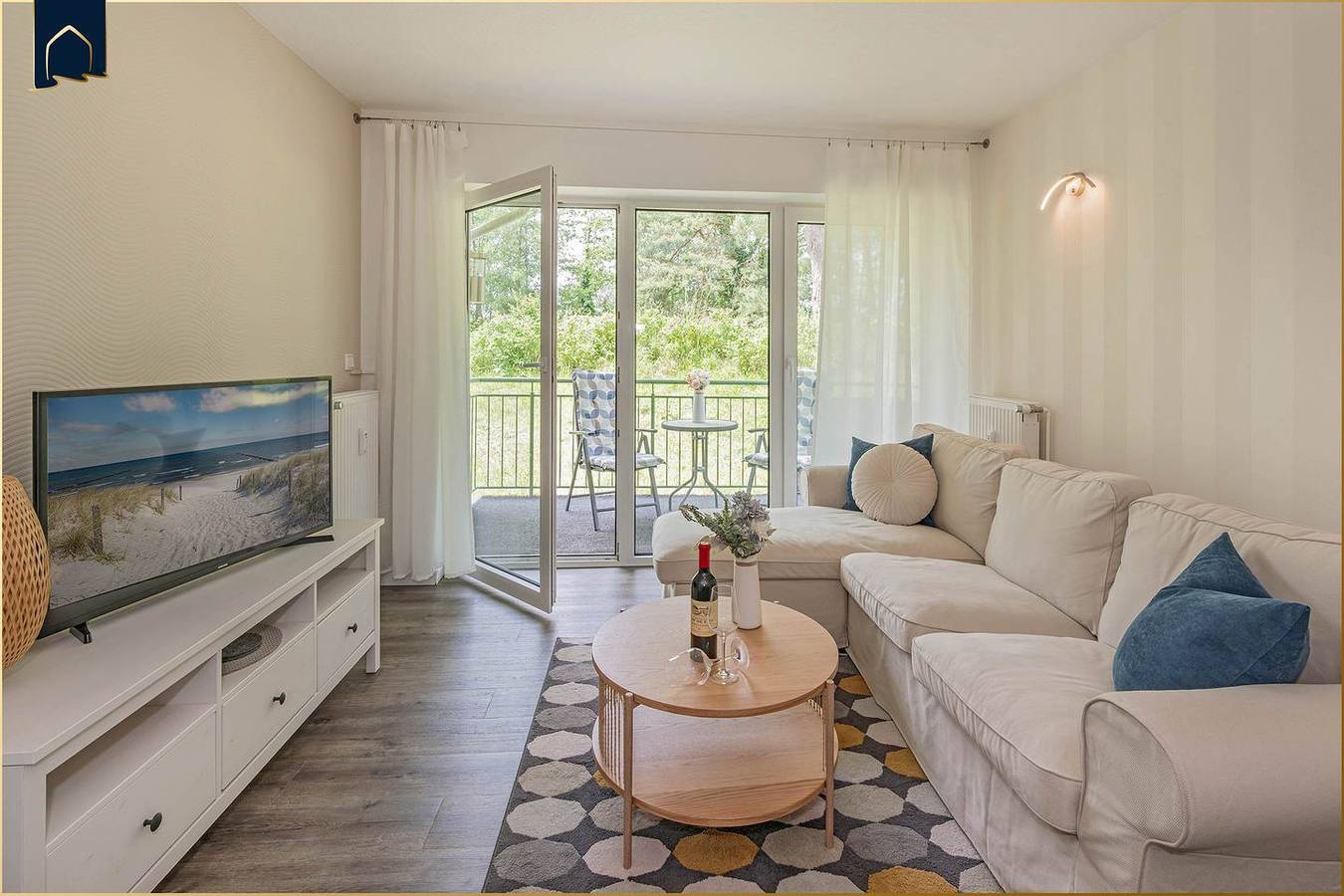 Ganze Wohnung, Wunderschöne Ferienwohnung in Heringsdorf mit Terrasse – nur 400 m zum Strand in Drei Kaiserbäder, Heringsdorf