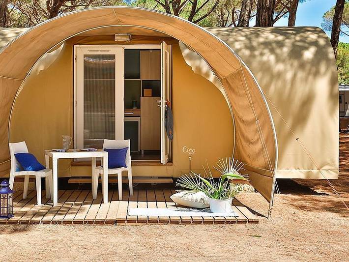 Zelt für 4 Personen, mit Kinderpool in der Toskana - 2