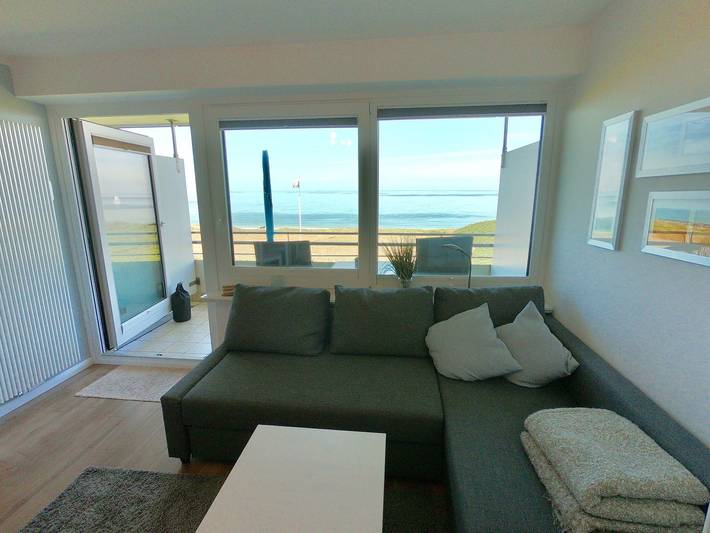 Ganze Ferienwohnung, Strandwohnung mit Meerblick in Nordfriesische Inseln (Schleswig-Holstein) (Schleswig-Holstein), Wenningstedt