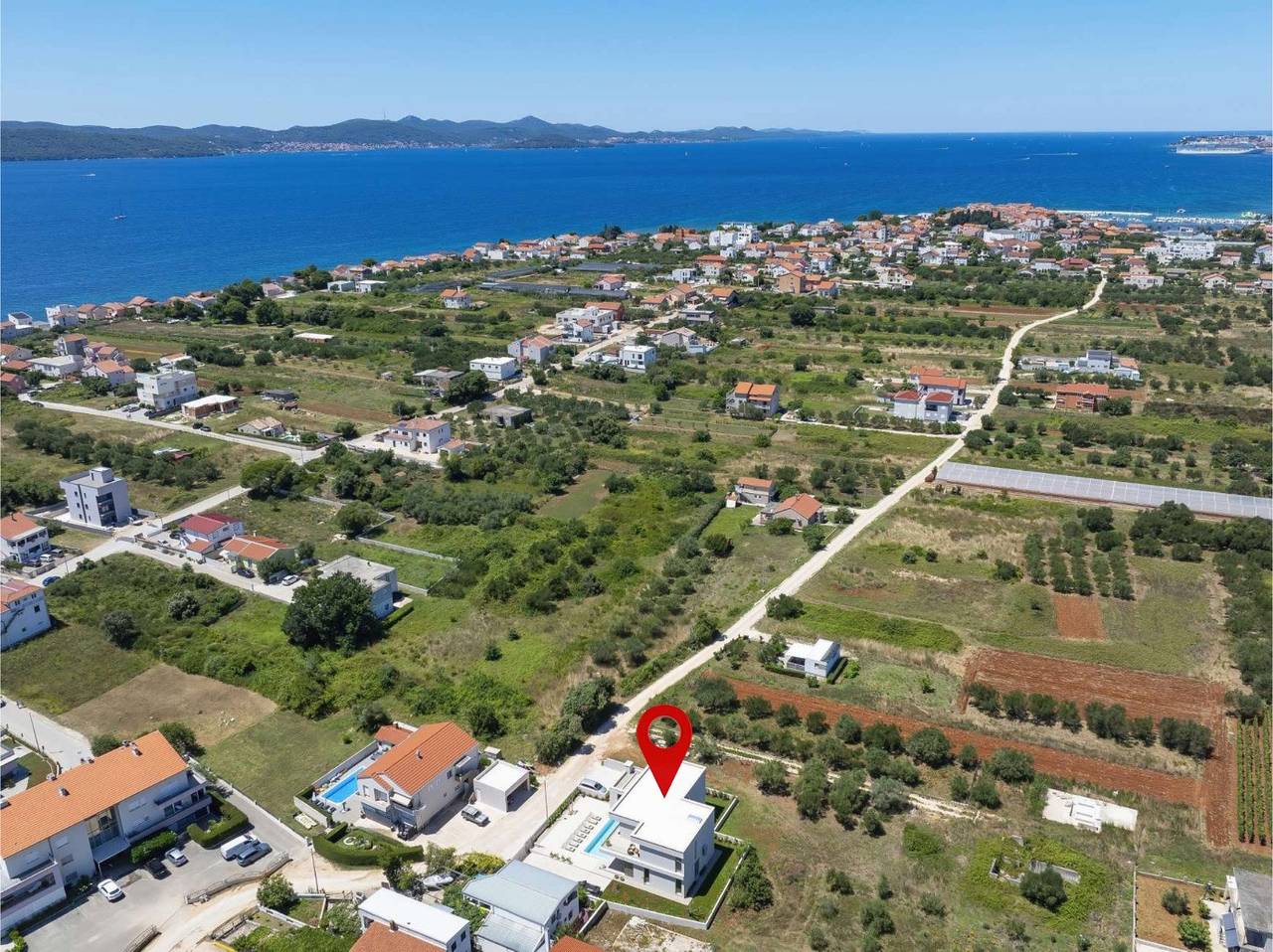 5* Luxury villa La Casa with heated pool and sauna in Bibinje, Zadar
