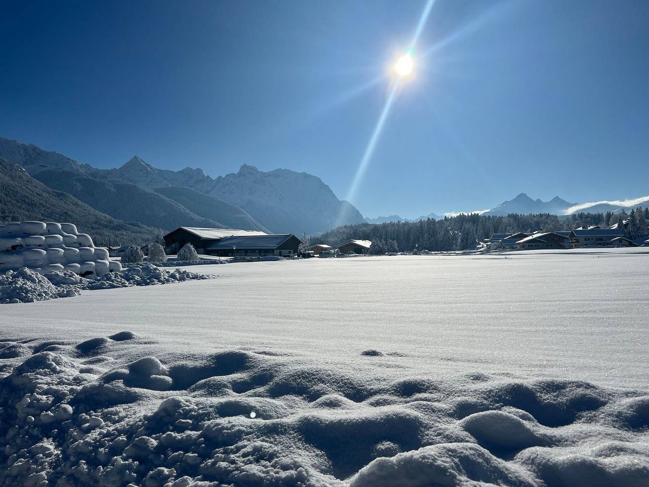 Ganze Ferienwohnung, Ferienhof zum Baur - "Krottenkopf" Fewo/1 Schlafraum/Dusche, Wc in Krün, Bayerische Alpen
