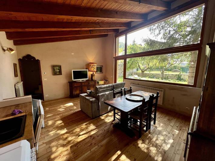 Casa vacanza per 6 persone, con Balcone e Giardino nonché Panorama a Oulx