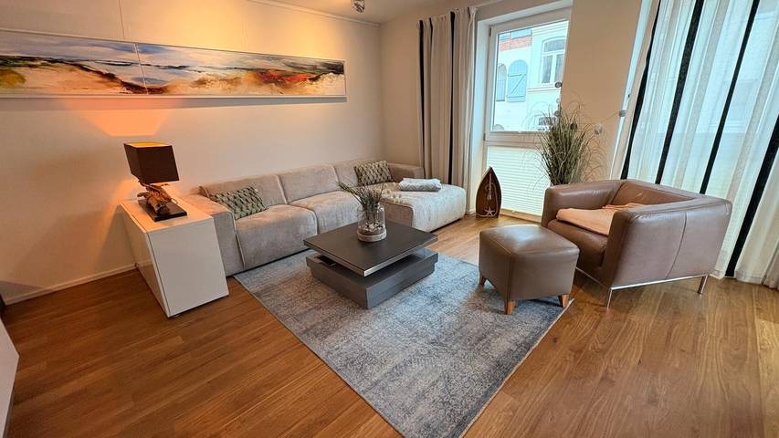 Ferienwohnung für 5 Personen, mit Terrasse und Sauna sowie Seeblick in Eckernförde