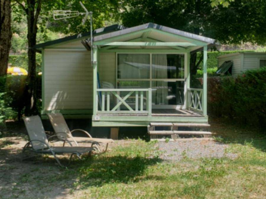 Camping Les Eaux Chaudes - Chalet 5 personen - Classic 35m² in Digne-les-Bains, Alpes-de-Haute-Provence