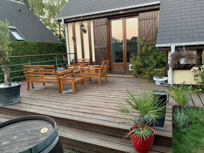 Chalet pour 4 personnes, avec jardin et terrasse