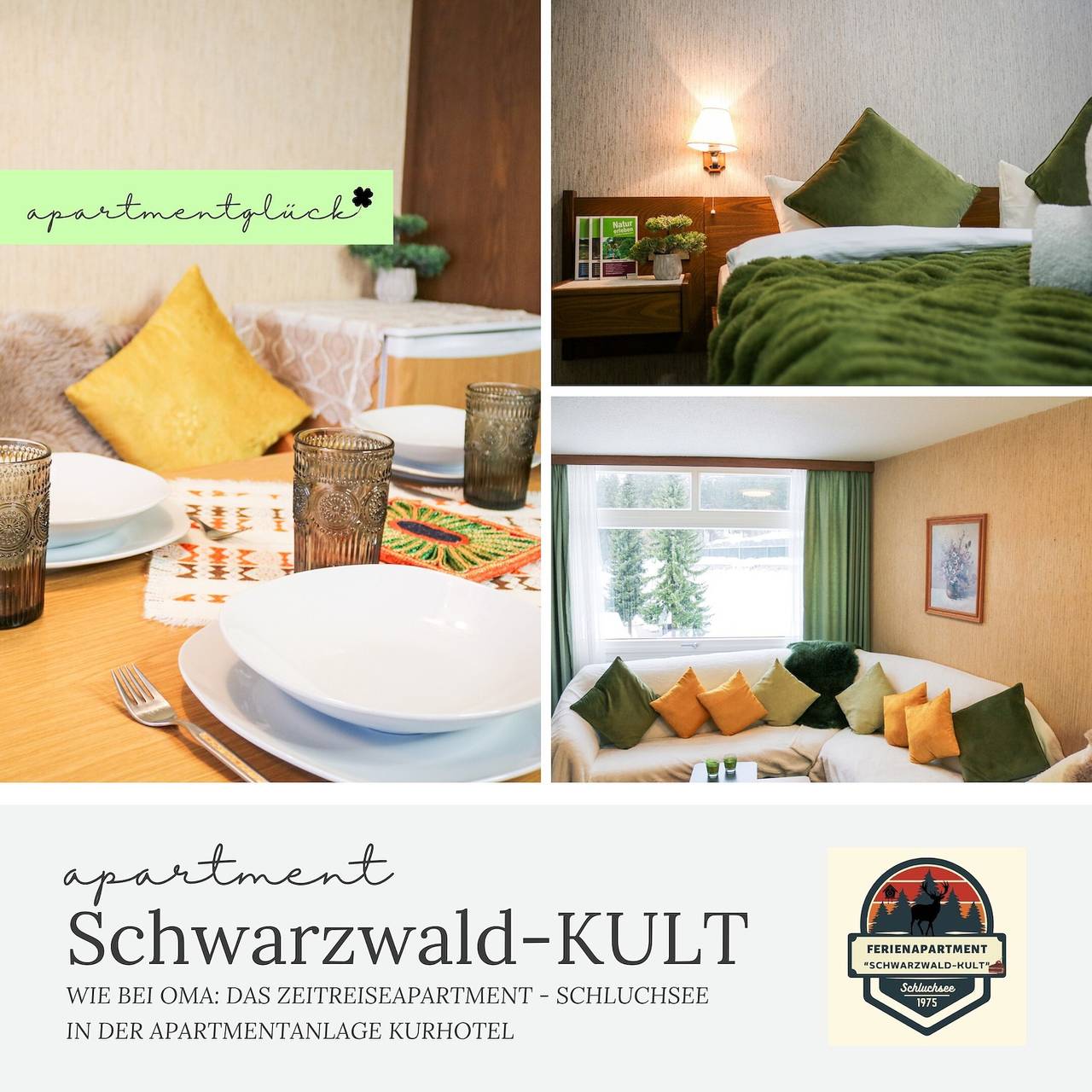 Ganze Wohnung, Apartment Schwarzwald-Kult - Deine Retro Zeitreise in Schluchsee, Südschwarzwald