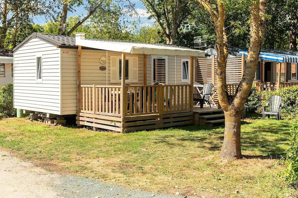 Mobil-home | Comfort | 2 Ch. | 4 pers. | Terrasse couverte | A/C | Tv in Messanges, Côte d’Argent