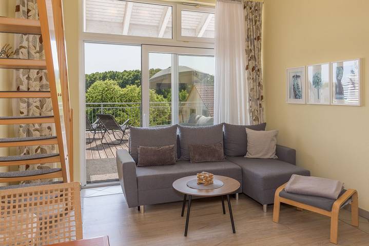 Ferienwohnung für 4 Personen, mit Seeblick und Terrasse sowie Sauna, mit Haustier in Mirow - 4