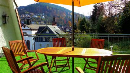 Gîte pour 6 personnes, avec balcon à Schramberg
