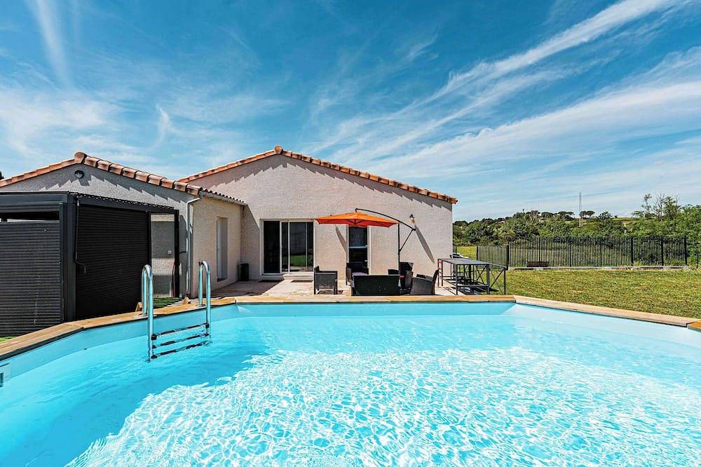 Villa Pancho: quiet, Ac, private pool. in Trèbes, Carcassonne und Umgebung