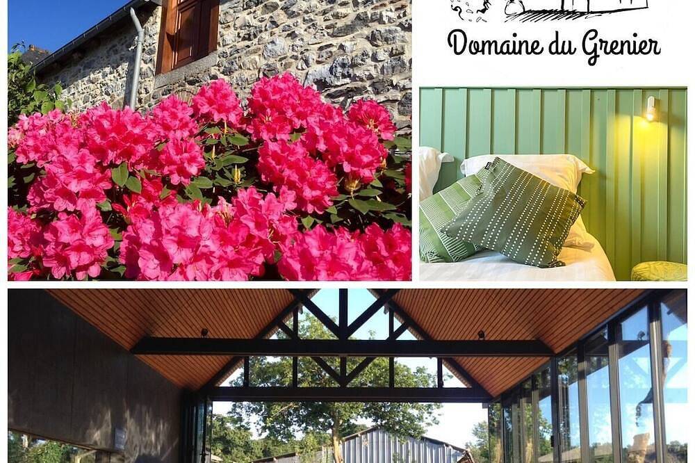 Paz y bienestar en una antigua granja renovada con piscina #aga in Yffiniac, Côte de Goëlo