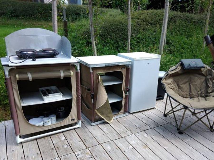 Camping Les Tournesols - Zelt 2 personen - Bivouac-Zelt - 1 Zimmer -Terrasse 24m2 1/2 Pers. in Le Grez, Parc naturel régional Normandie-Maine
