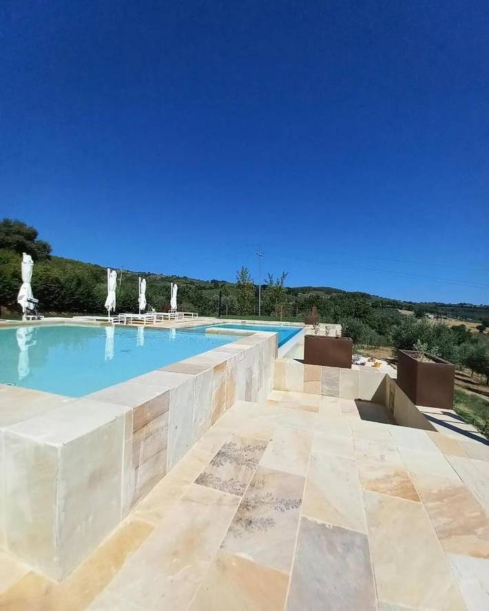 Gîte pour 4 personnes, avec jardin et sauna ainsi que piscine et vue, animaux acceptés à Bevagna - 4