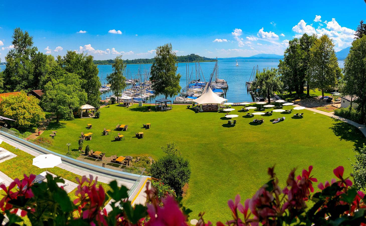 Yachthotel Chiemsee - double room lakeside in Prien, Prien am Chiemsee
