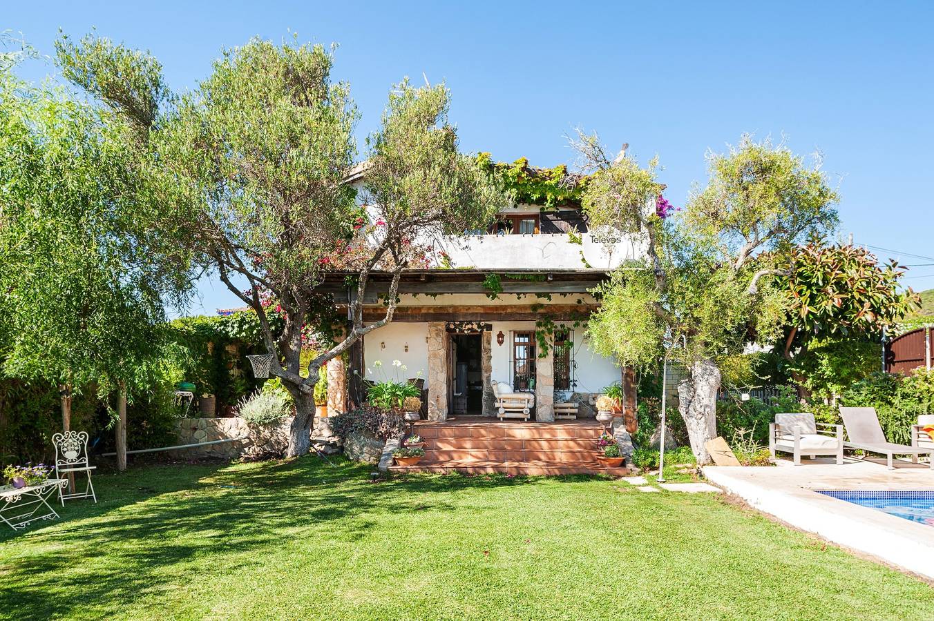 Ferienhaus "Casa Balcón" für Familien in Strandnähe mit Pool, Terrasse & Wlan in Los Caños de Meca, Barbate