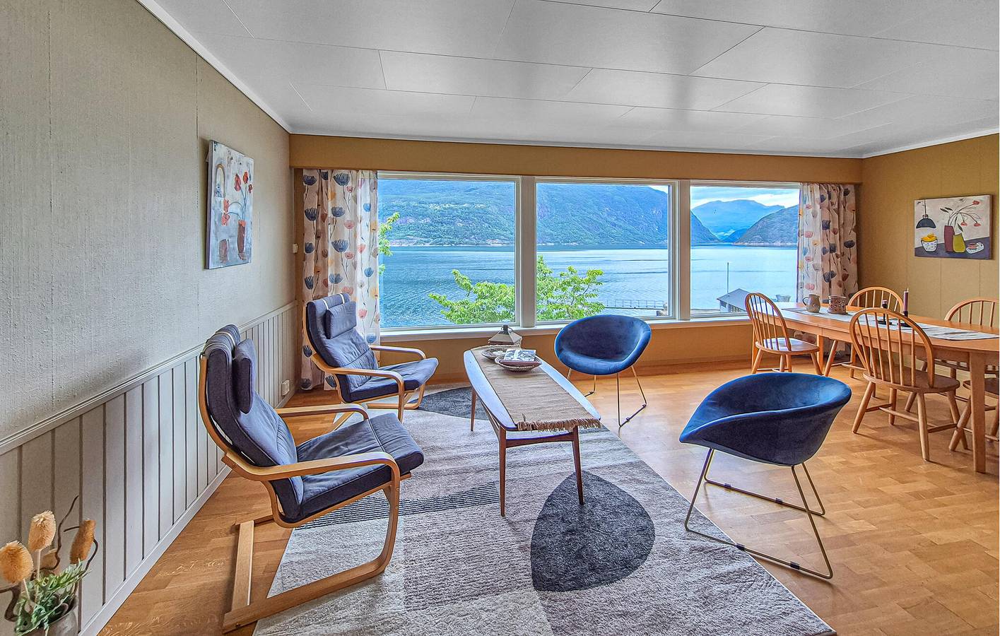 Vakantiehuis voor 8 personen met terras in Hardangerfjord
