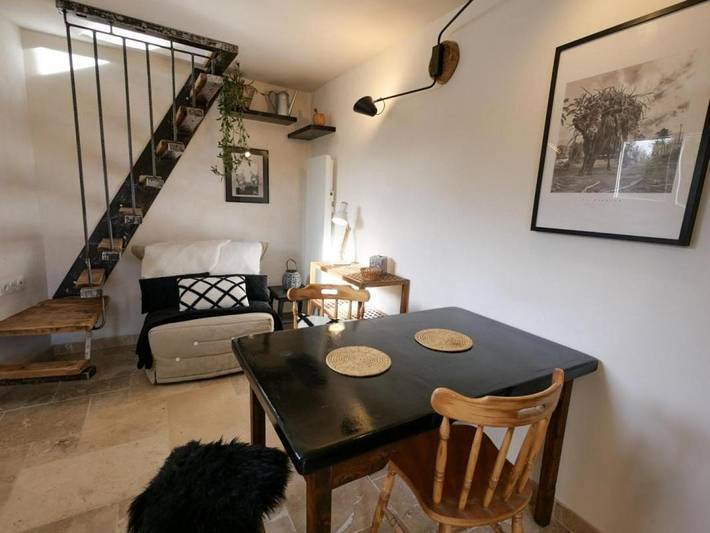 Maison de vacances pour 3 personnes, avec vue et jardin