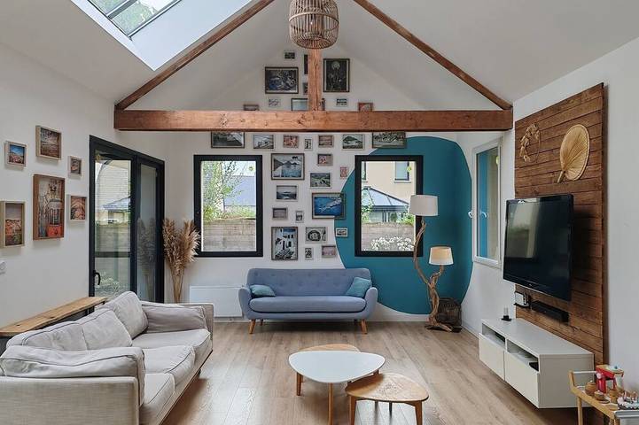 Location de vacances pour 5 personnes, avec jardin et terrasse à Saint-Jouan-des-Guérets