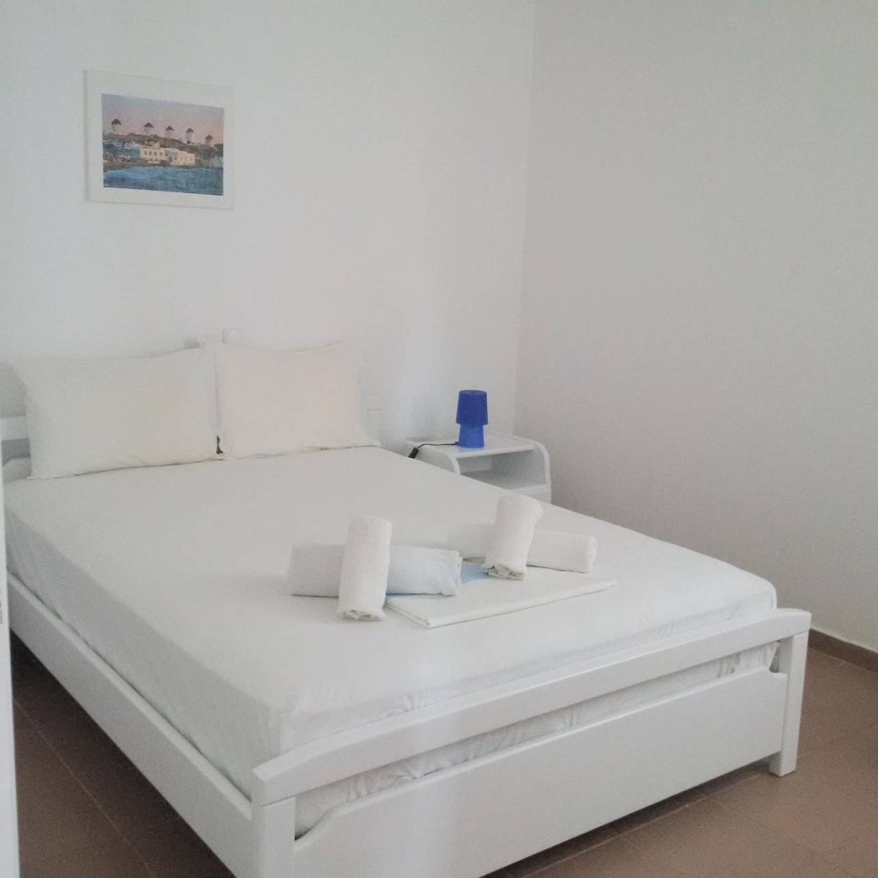 Appartamento intero, Appartamento con 2 camere da letto, vista mare, Wi-Fi e aria condizionata in Kalafati, Mykonos