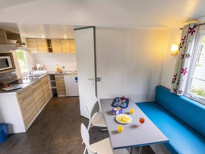 Mobil home pour 4 personnes, avec bassin pour enfant à Sainte-Catherine-de-Fierbois - 4
