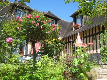 Chambre d’hôte pour 2 personnes, avec jardin à Bec-de-Mortagne