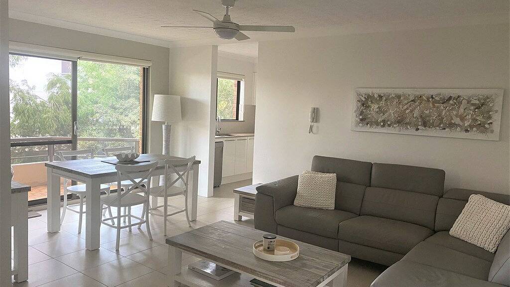 Ganze Wohnung, Schöne Wohnung mit einem Schlafzimmer Wallis Court 6 in Forster Main Beach, Forster