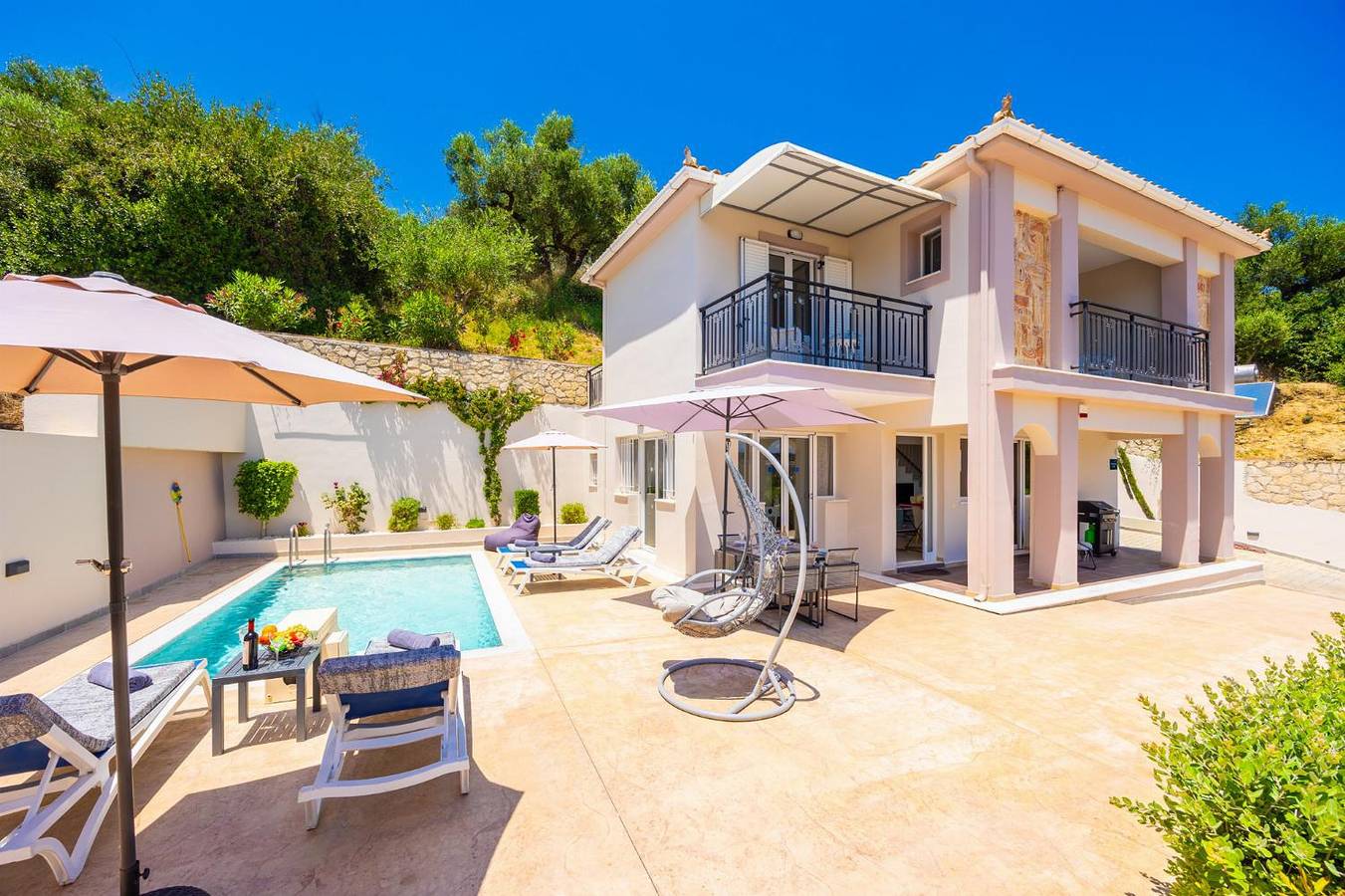 Villa voor 4 personen met balkon in Planos, Zakynthos