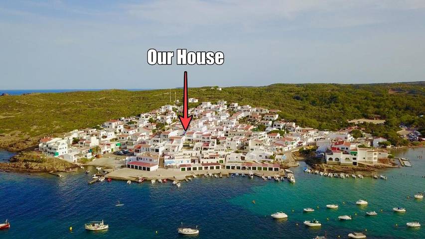 Location de vacances pour 8 personnes, avec balcon et vue, adapté aux familles dans Es Grau - 2