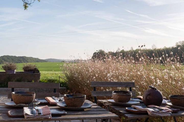 Location de vacances pour 2 personnes, avec vue et jardin à Floreffe - 4