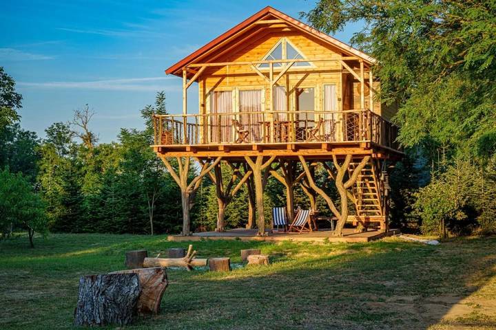 Hütte für 7 Personen, mit Garten und Ausblick, mit Haustier in Ungarn