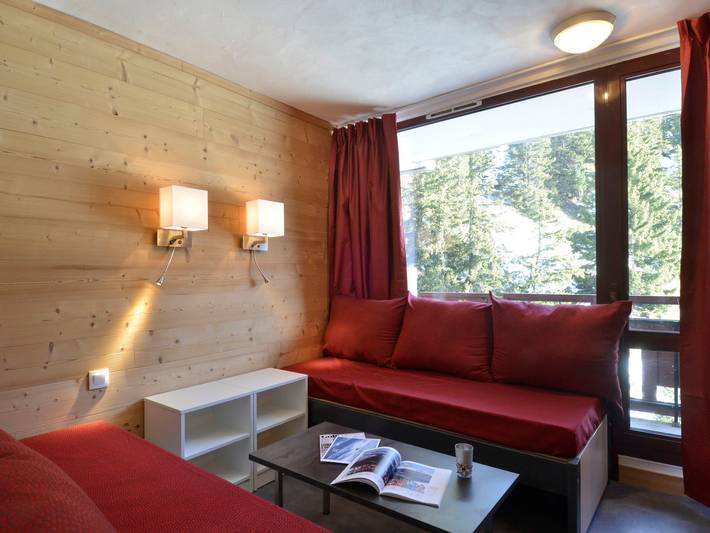 Chalet pour 4 personnes, avec balcon dans Paradiski