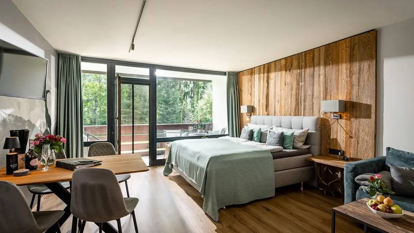 Studio für 3 Personen, mit Pool und Garten sowie Balkon in Sankt Martin bei Lofer