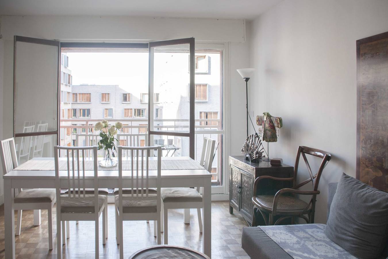 Entire studio, Modern T3 with Eiffel Tower view in Paris, Ile de France