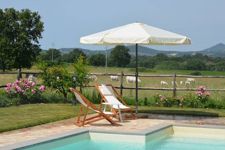 Farm House La Ghiga – Carboncella Cottage nahe dem Bracciano-See in Nepi, Braccianosee