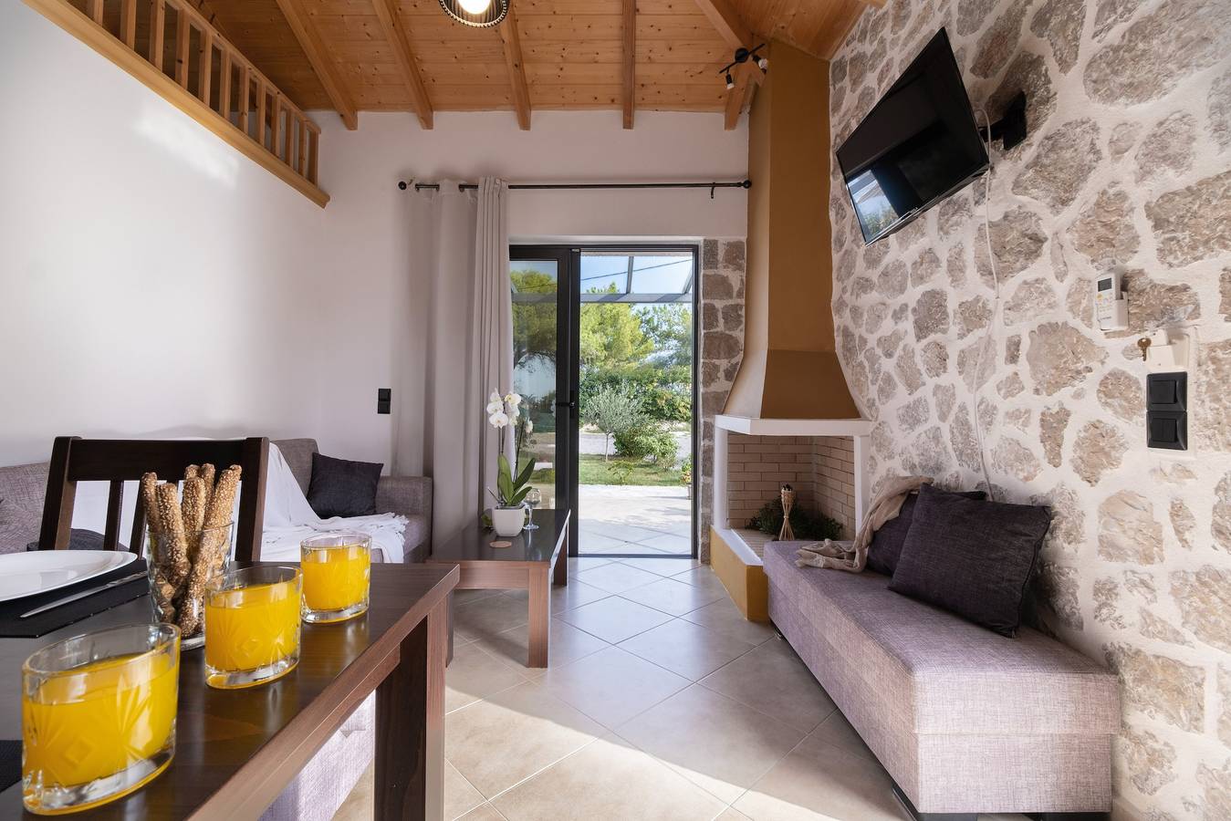 Villa for 3 personer med hage in Lefkada By, Hellas