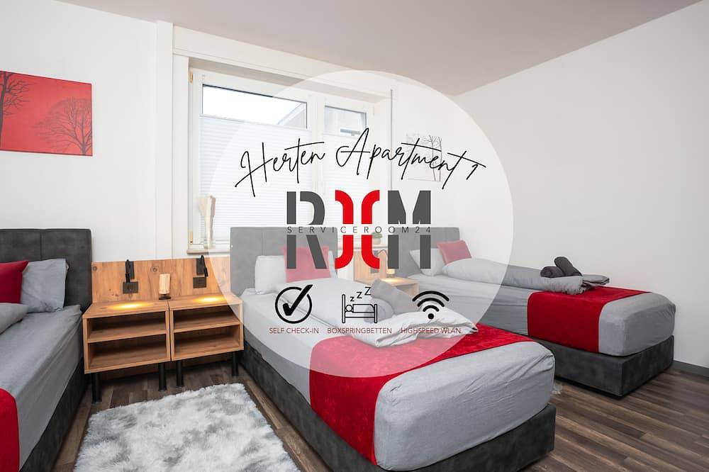 Ganze Wohnung, Serviceroom24 - Apartment 1 in Herten Wlan - Smart-Tv - 24-7 Check-in und Küche in Herten, Kreis Recklinghausen