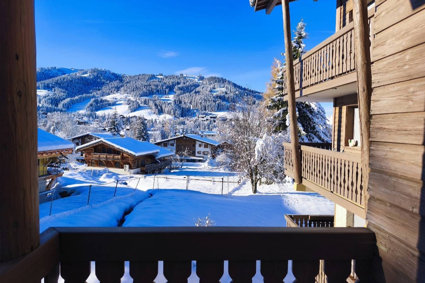 Appartement entier, Appartement cosy avec piscine, ski à proximité in Megève, Pays du Mont-Blanc