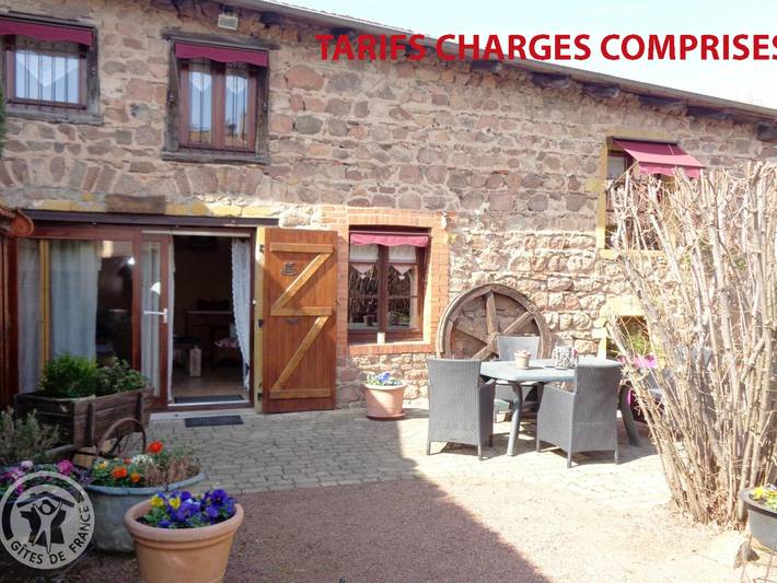 Gîte pour 4 personnes, avec Terrasse et Jardin