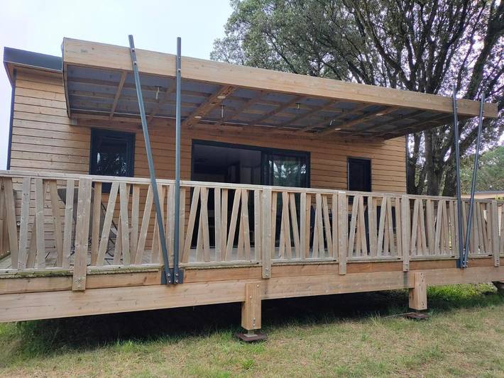 Parc de vacances pour 4 personnes, avec piscine et terrasse ainsi que jacuzzi et sauna dans Plage des Sableaux - 4