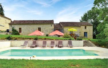 Maison de vacances pour 6 personnes, avec terrasse ainsi que jardin et piscine dans le Lot-et-Garonne