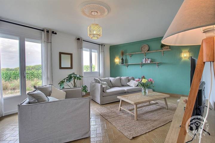 Gîte pour 6 personnes, avec Terrasse et Jardin