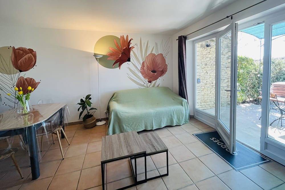 Charme Bastidon Terrasse Garten Pool Gordes Luberon in Village de Gordes, Gordes