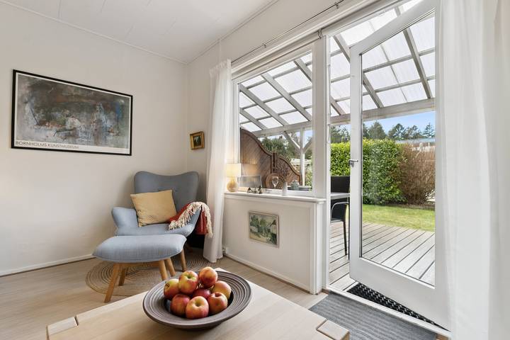 Vakantie-idyl bij bos en topstrand Bornholm