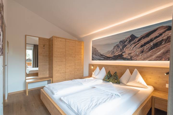 Ganze Wohnung, Ferienwohnung 'Kriendl Nr 3' mit Bergblick, Gemeinschaftsgarten und Wlan in Mitterolang, Olang