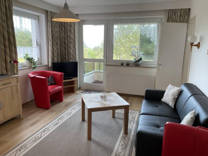 Ferienwohnung für 4 Personen, mit Garten und Seeblick sowie Balkon - 1