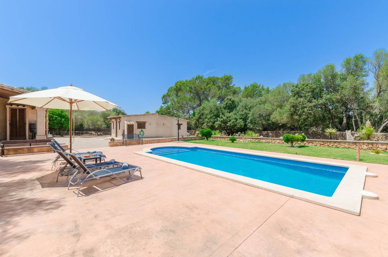 Son Garbi - Tradicional villa con piscina privada en el interior de Mallorca. Wifi Gratis in Algaida, Interior de Mallorca