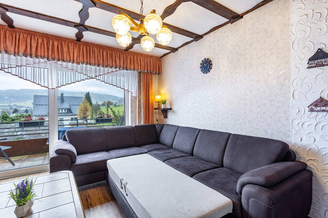 Ganze Wohnung, Ferienwohnung 'Ferienwohnung Napierski' mit Bergblick, Balkon und Wi-Fi in Willingen, die Mittelgebirge